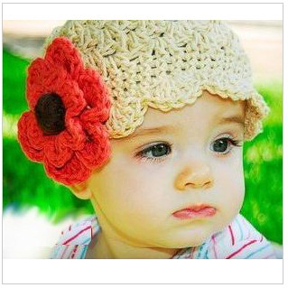 Crochet Beanies Hats Cap-160-Beige